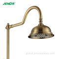 Bathroom Shower Mixer System Shower Set Vintage Classic Gold Bathroom Shower Faucet Supplier